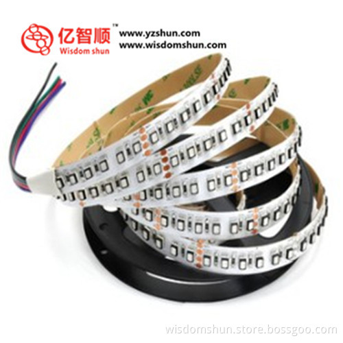 Quality 12V indoor outdoor decoration flexible led strip light with RGB available